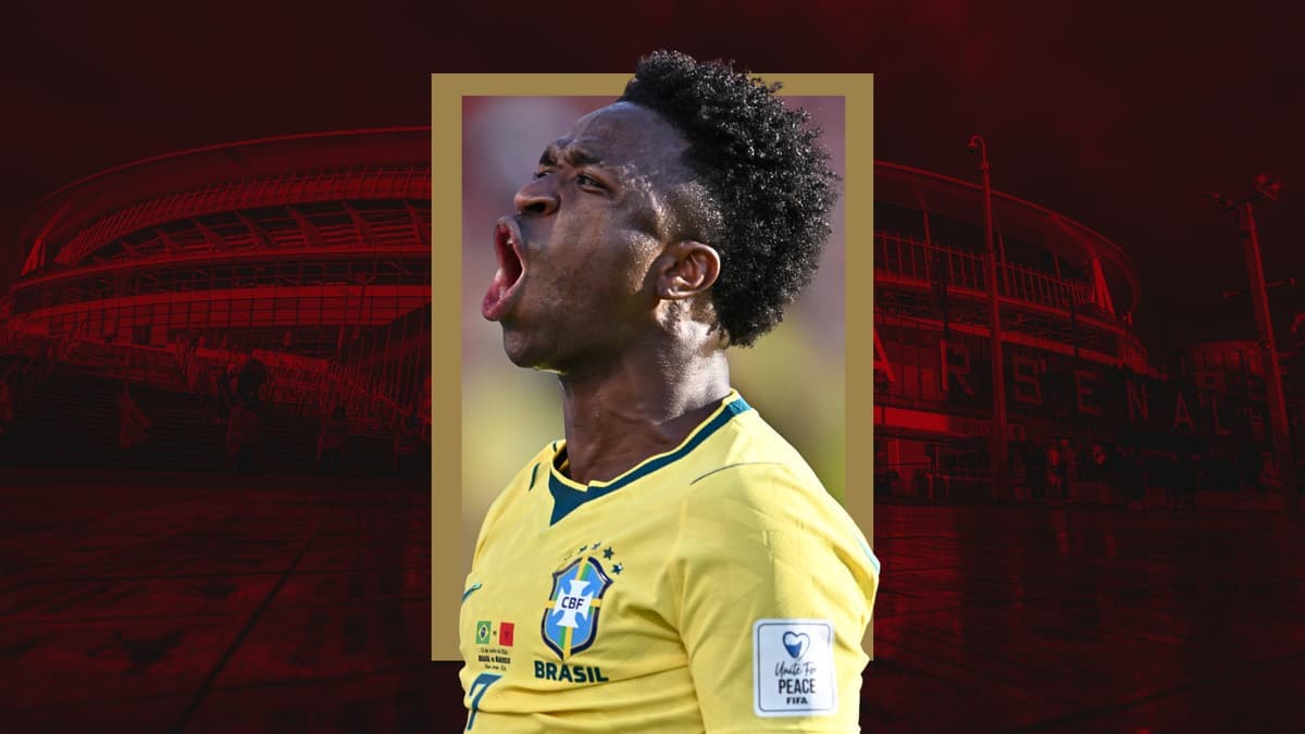 Pardew Claims Vinicius Jr to Arsenal is 'Done Deal' - Premier League