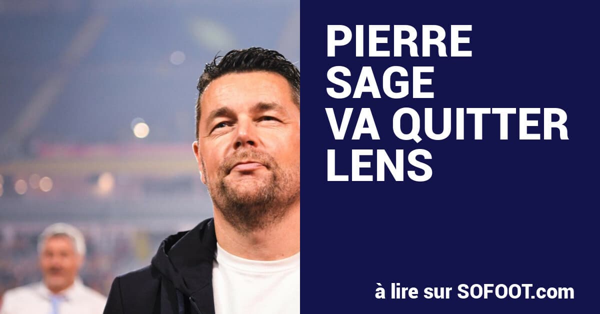 Lens-Trainer Pierre Sage in Gesprächen mit Crystal Palace