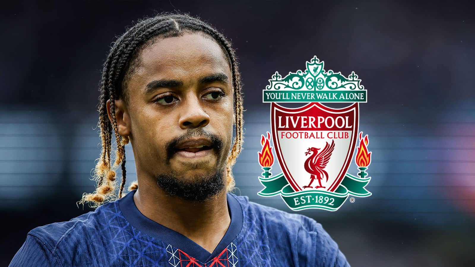 Liverpool consider PSG's Bradley Barcola as Mo Salah replacement
