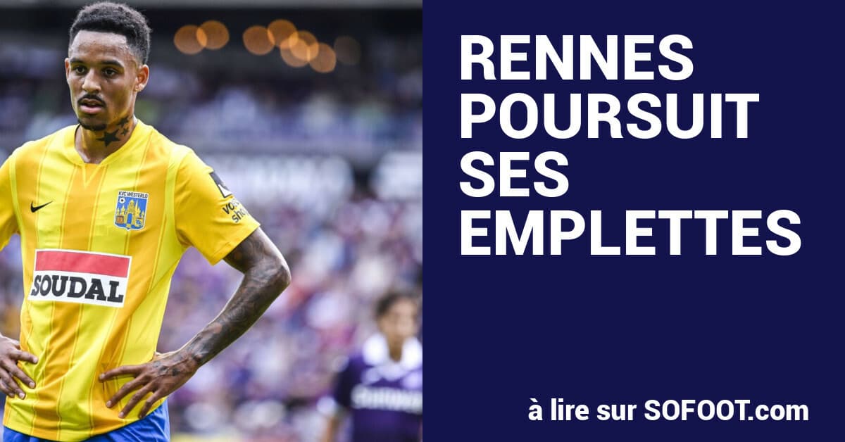 El Rennes Ficha al Lateral Derecho del Westerlo, Bryan Reynolds