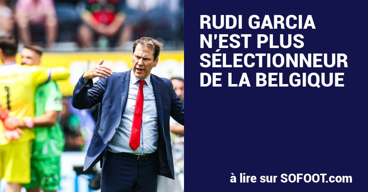 Rudi Garcia quitte son poste de sélectionneur de la Belgique