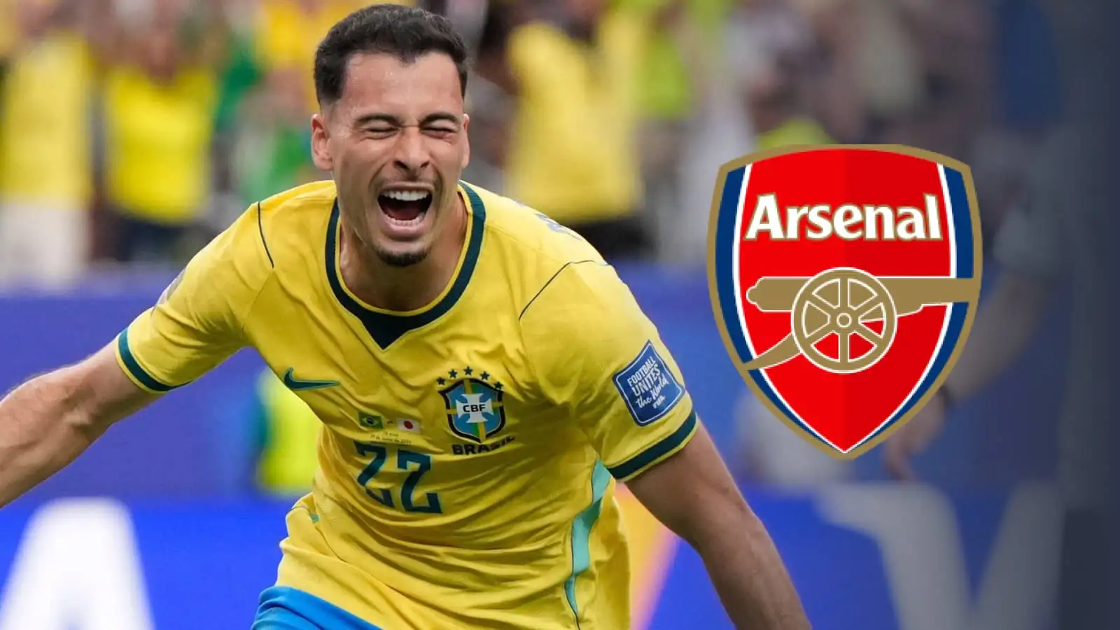 Martinelli Segna per il Brasile tra Voci di Addio all'Arsenal