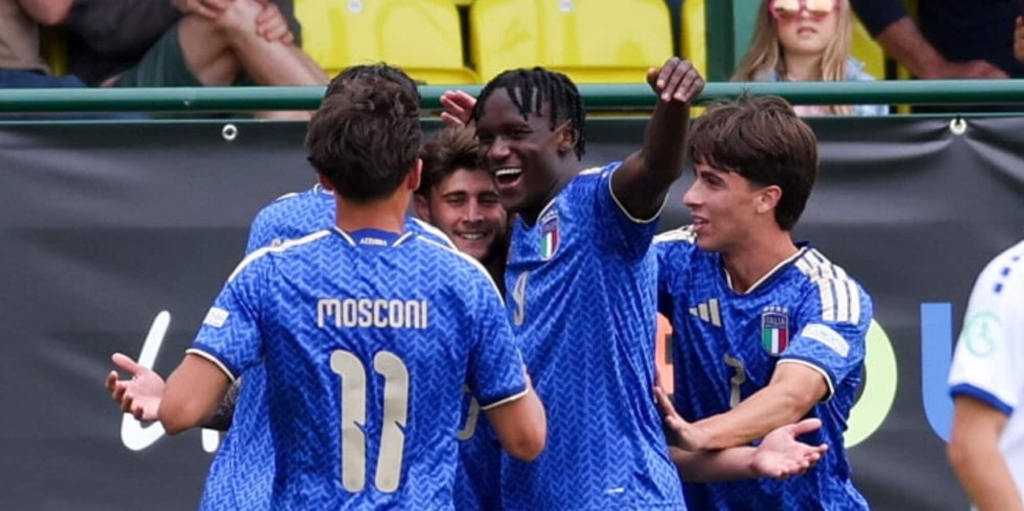 Italia Sub-19 vence a Serbia 2-0 en el Campeonato Europeo Sub-19