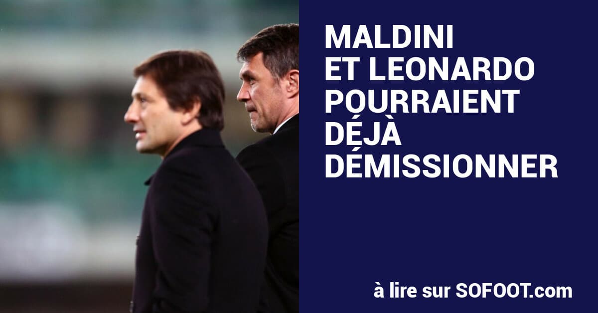 Maldini und Leonardo Erwägen Rücktritt von ihren Positionen im Italienischen Fußballverband