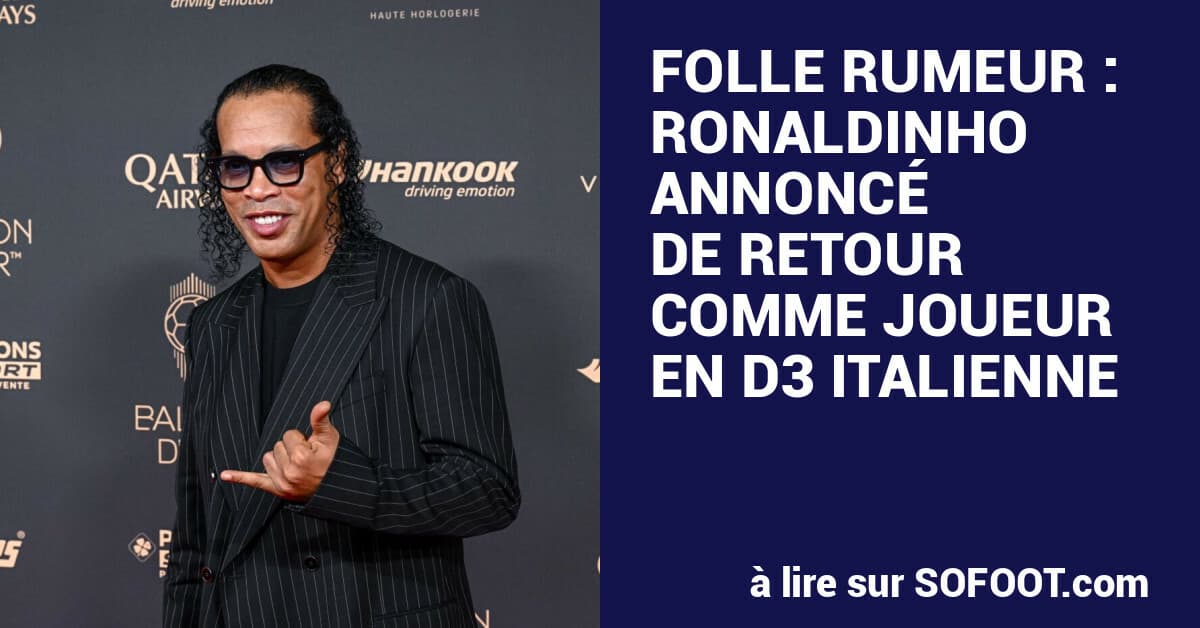 Ronaldinho pourrait faire son retour au football avec Ravenna