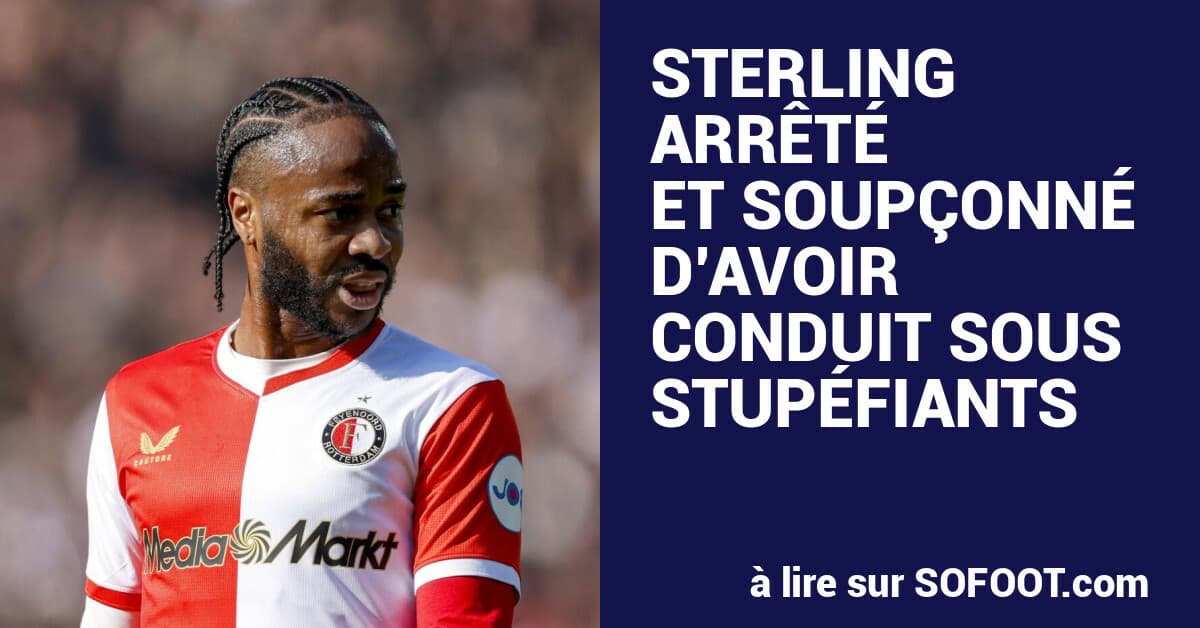 Sterling Arrested on Suspicion of Drug Driving