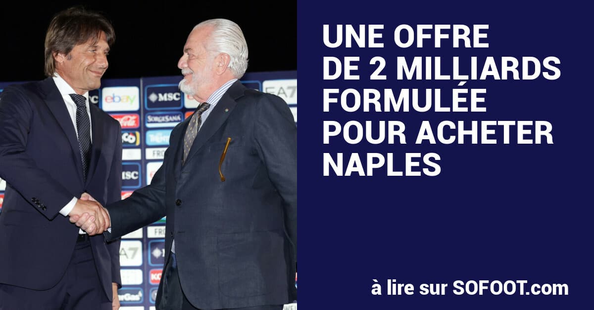 El Napoli en el punto de mira de una oferta de compra de 2.000 millones de euros