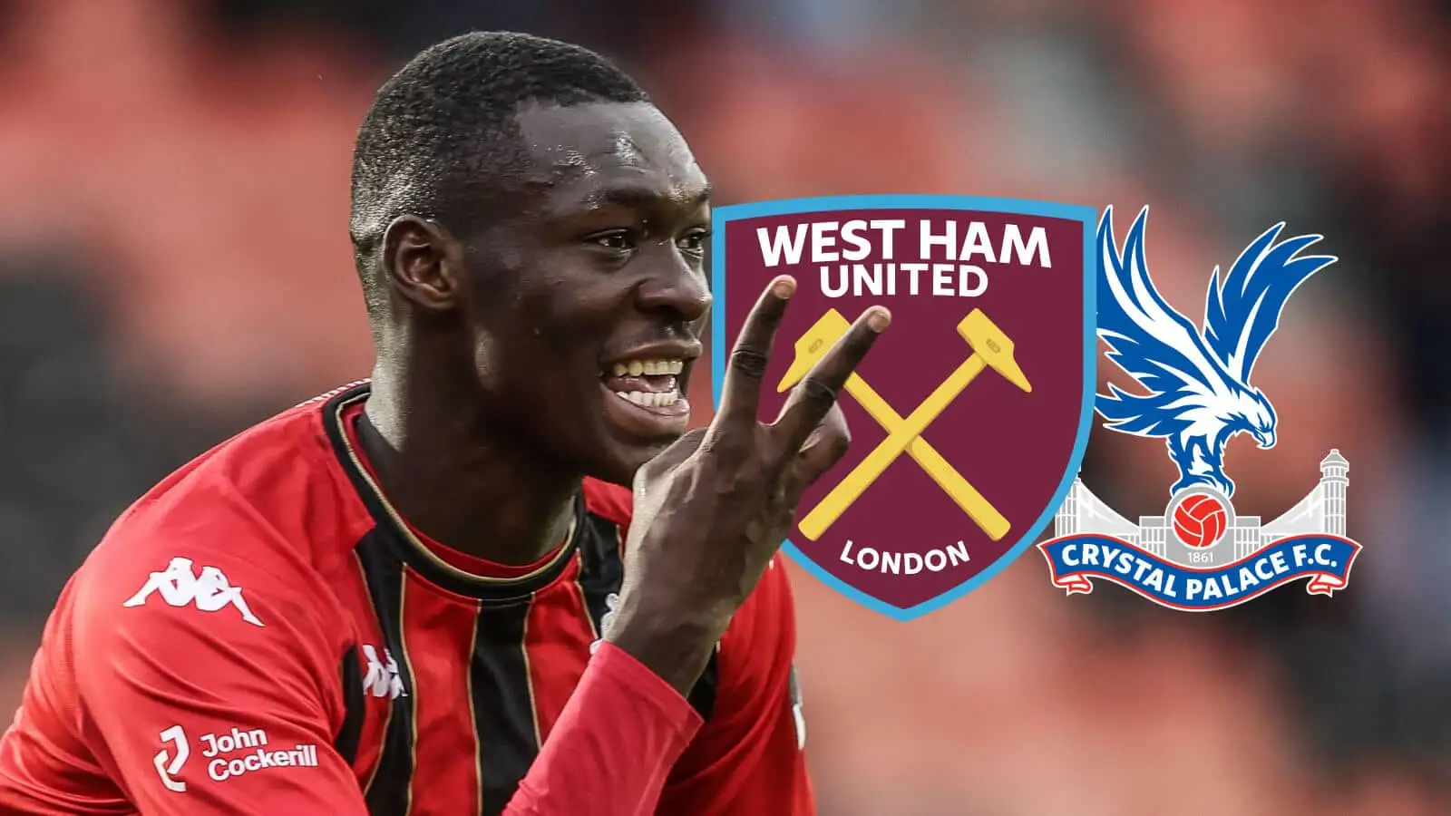 West Ham y Crystal Palace, entre los clubes que siguen de cerca al delantero del Metz, Fall