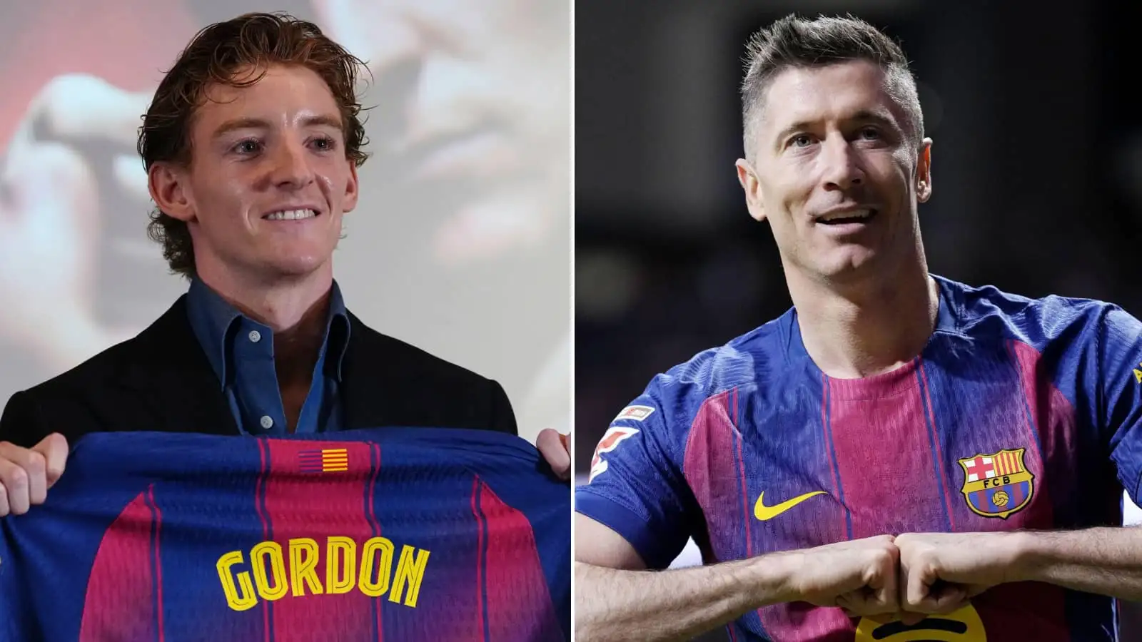 Barcelona Complete Gordon Signing, Lewandowski Departs - La Liga