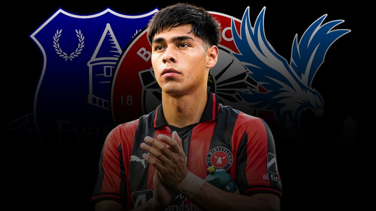 Everton, Bournemouth y Crystal Palace en la lucha por Osorio del Midtjylland
